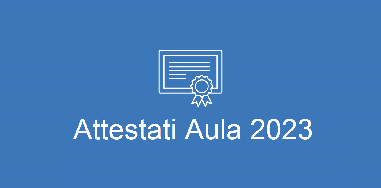 Attestati Unit 1 - Linea C - Aula 