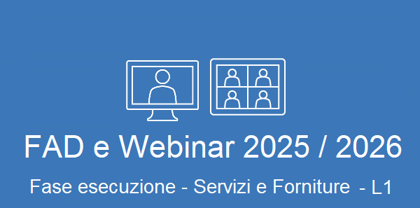 Unit 1 - Fase esecuzione Servizi e Forniture - L1