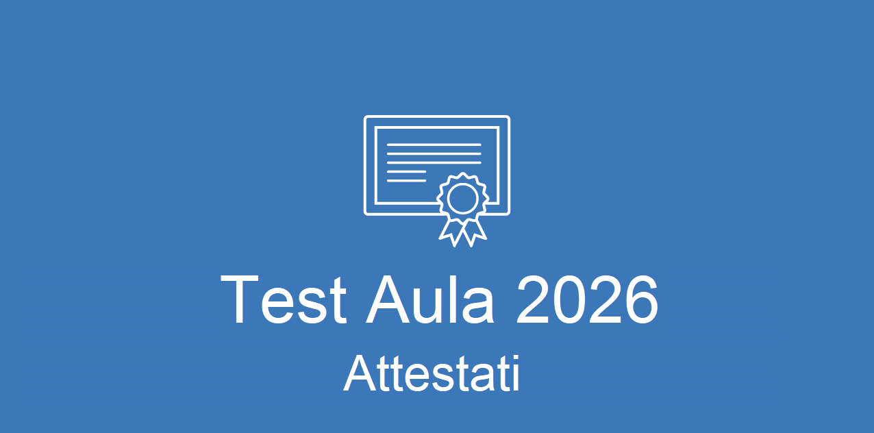 Test Unit 1 - Linea C - Aula 2026 - Attestati